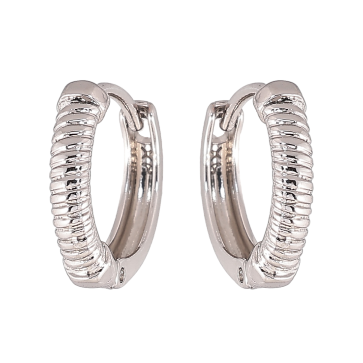 Серьги Xuping цвет Родий колечки Декоративный узор фото №6 Серьги Xuping цвет Родий колечки Декоративный узор фото №6