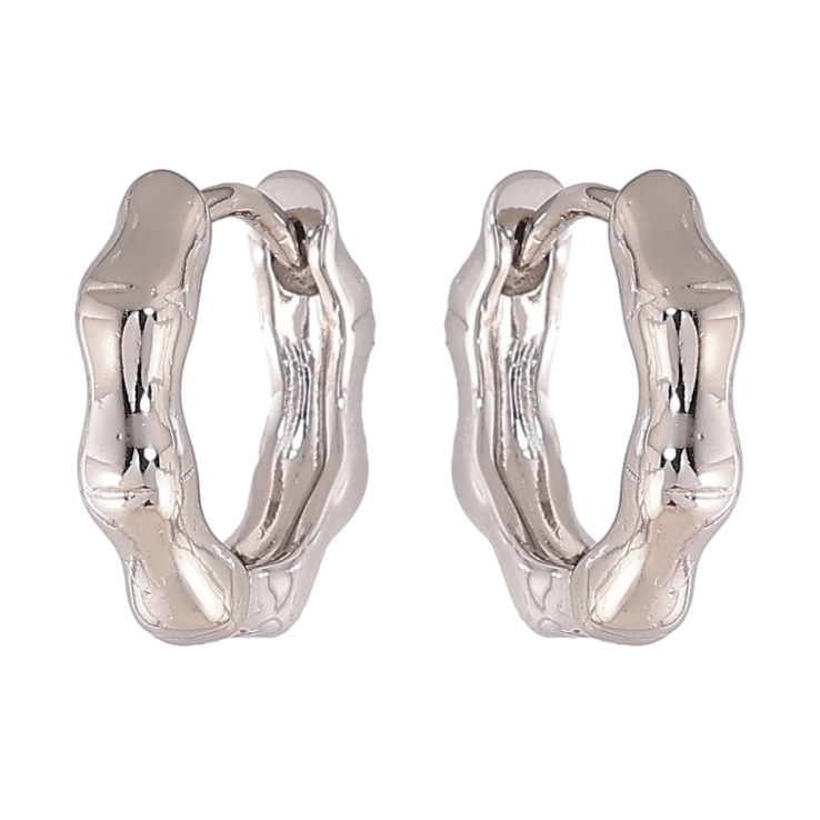 Серьги Xuping цвет Родий колечки Декоративные фото №3 Серьги Xuping цвет Родий колечки Декоративные фото №3