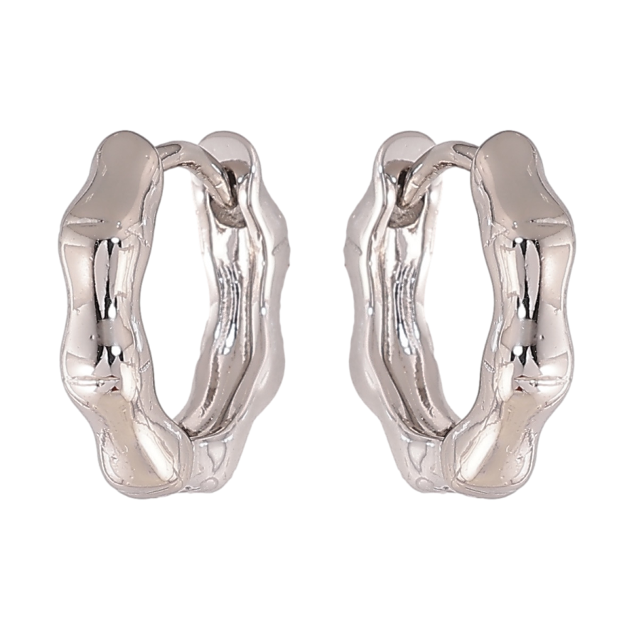 Серьги Xuping цвет Родий колечки Декоративные фото №1 Серьги Xuping цвет Родий колечки Декоративные фото №1