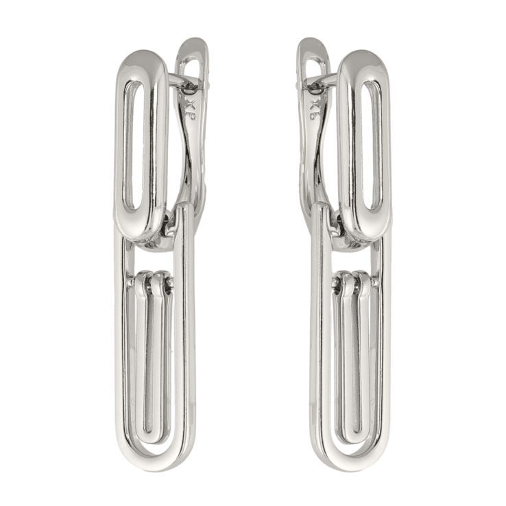 Сережки Xuping колір Родій англійська застібка Декоративні підвіски фото №20 Сережки Xuping колір Родій англійська застібка Декоративні підвіски фото №20