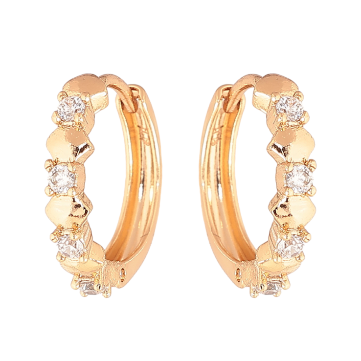 Серьги Xuping Цвет Позолота 18K колечки Декоративный узор фото №13 Серьги Xuping Цвет Позолота 18K колечки Декоративный узор фото №13