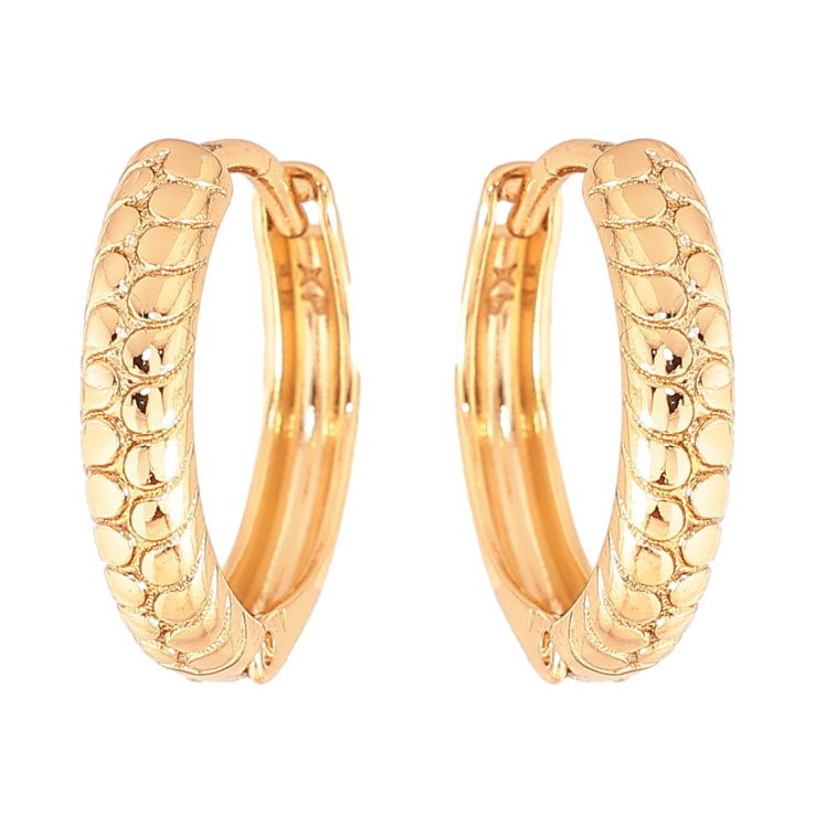 Серьги Xuping Цвет Позолота 18K колечки Декоративный узор фото №21 Серьги Xuping Цвет Позолота 18K колечки Декоративный узор фото №21