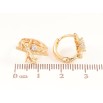 Сережки Xuping Колір Позолота 18K колечка Зірки та сонце фото №2
