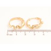 Сережки Xuping Колір Позолота 18K колечка Спіральний візерунок фото №2