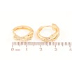 Сережки Xuping Колір Позолота 18K колечка Декоративний візерунок фото №2