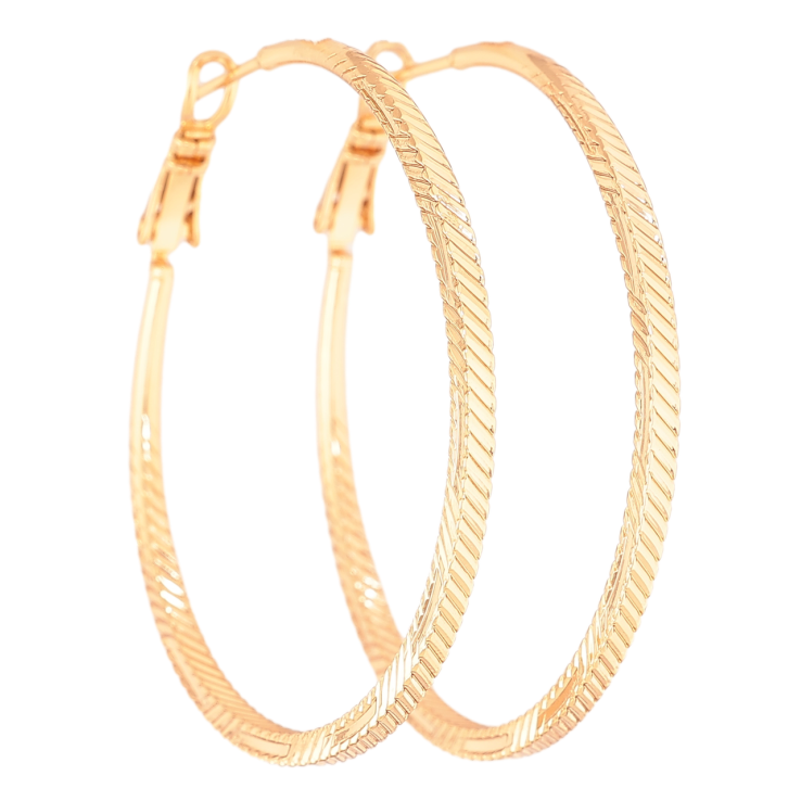 Серьги Xuping цвет Позолота 18K кольца (конго) Декоративный узор ø 4.5см фото №13 Серьги Xuping цвет Позолота 18K кольца (конго) Декоративный узор ø 4.5см фото №13