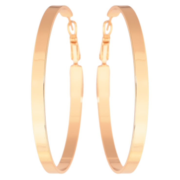 Серьги Xuping цвет Позолота 18K кольца (конго) Классика ø 5.5см фото №3 Серьги Xuping цвет Позолота 18K кольца (конго) Классика ø 5.5см фото №3