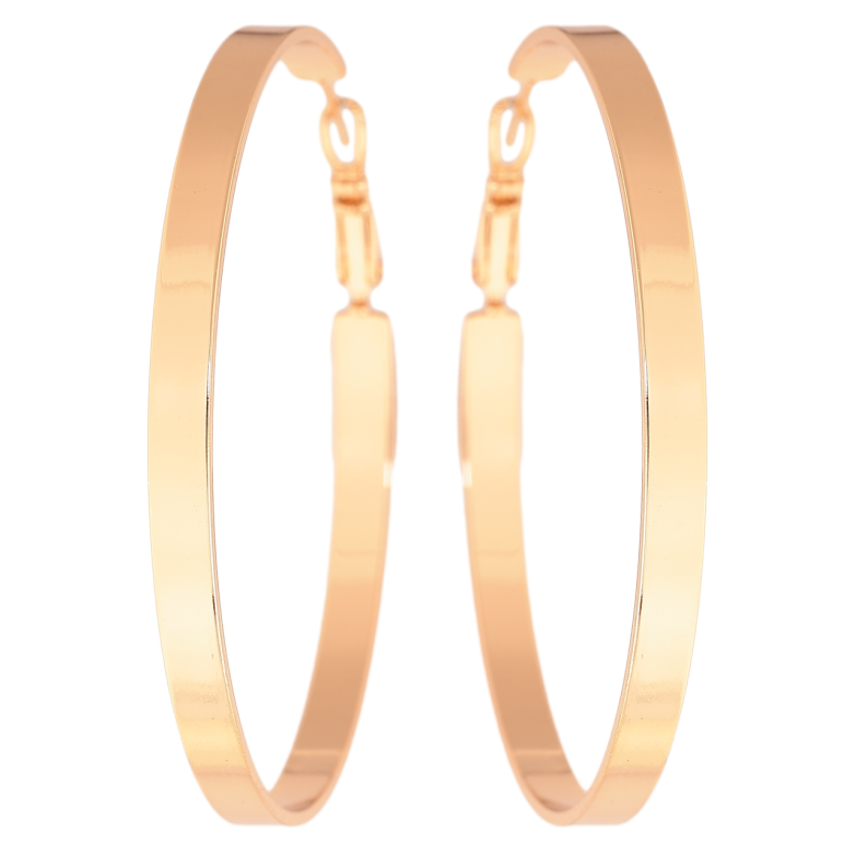 Серьги Xuping цвет Позолота 18K кольца (конго) Классика ø 5.5см фото №1 Серьги Xuping цвет Позолота 18K кольца (конго) Классика ø 5.5см фото №1