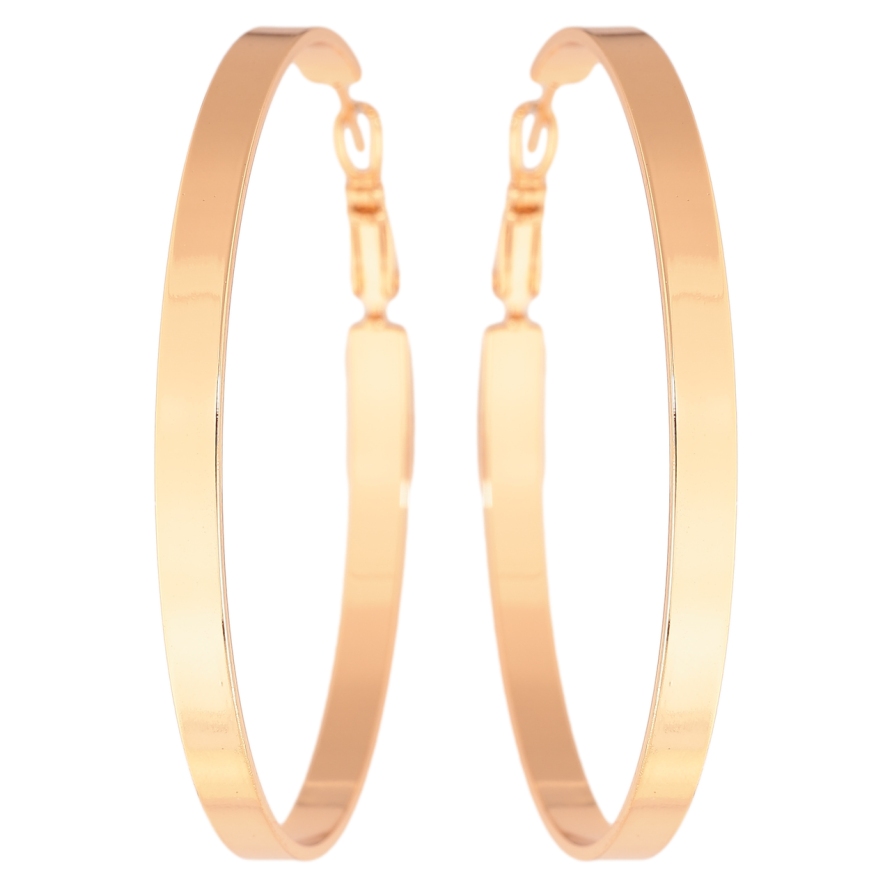 Серьги Xuping цвет Позолота 18K кольца (конго) Классика ø 5.5см фото №1 Серьги Xuping цвет Позолота 18K кольца (конго) Классика ø 5.5см фото №1