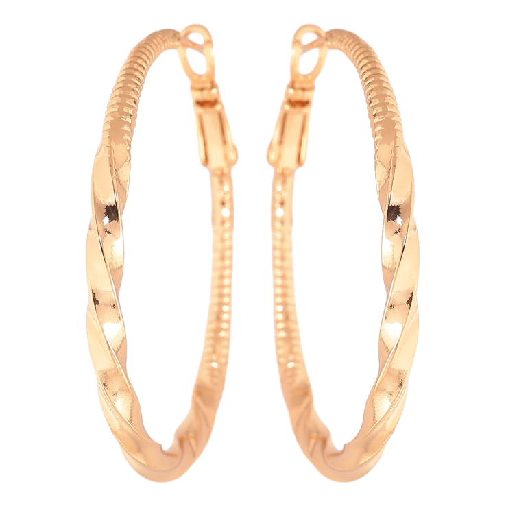 Серьги Xuping цвет Позолота 18K кольца (конго) Декоративный узор ø 4см фото №10 Серьги Xuping цвет Позолота 18K кольца (конго) Декоративный узор ø 4см фото №10