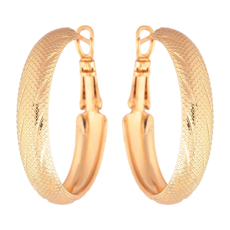 Серьги Xuping цвет Позолота 18K кольца (конго) Декоративный узор ø 3см фото №15 Серьги Xuping цвет Позолота 18K кольца (конго) Декоративный узор ø 3см фото №15