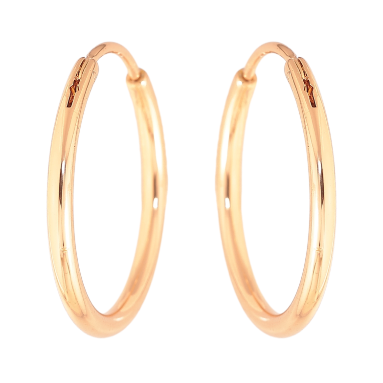 Сережки Xuping колір Позолота 18K кільця (конго) Класика ø 2.5см фото №1 Сережки Xuping колір Позолота 18K кільця (конго) Класика ø 2.5см фото №1