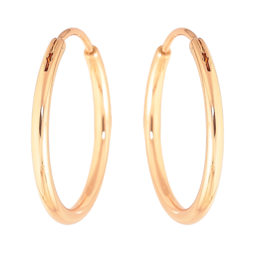 Серьги Xuping цвет Позолота 18K кольца (конго) Классика ø 2.5см фото №1 Серьги Xuping цвет Позолота 18K кольца (конго) Классика ø 2.5см фото №1