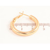Сережки Xuping колір Позолота 18K кільця (конго) Класика ø 2.5см фото №2 Сережки Xuping колір Позолота 18K кільця (конго) Класика ø 2.5см фото №2