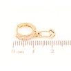 Серьги Xuping цвет Позолота 18K подвески на колечках Булавки-сердечки фото №2 Серьги Xuping цвет Позолота 18K подвески на колечках Булавки-сердечки фото №2