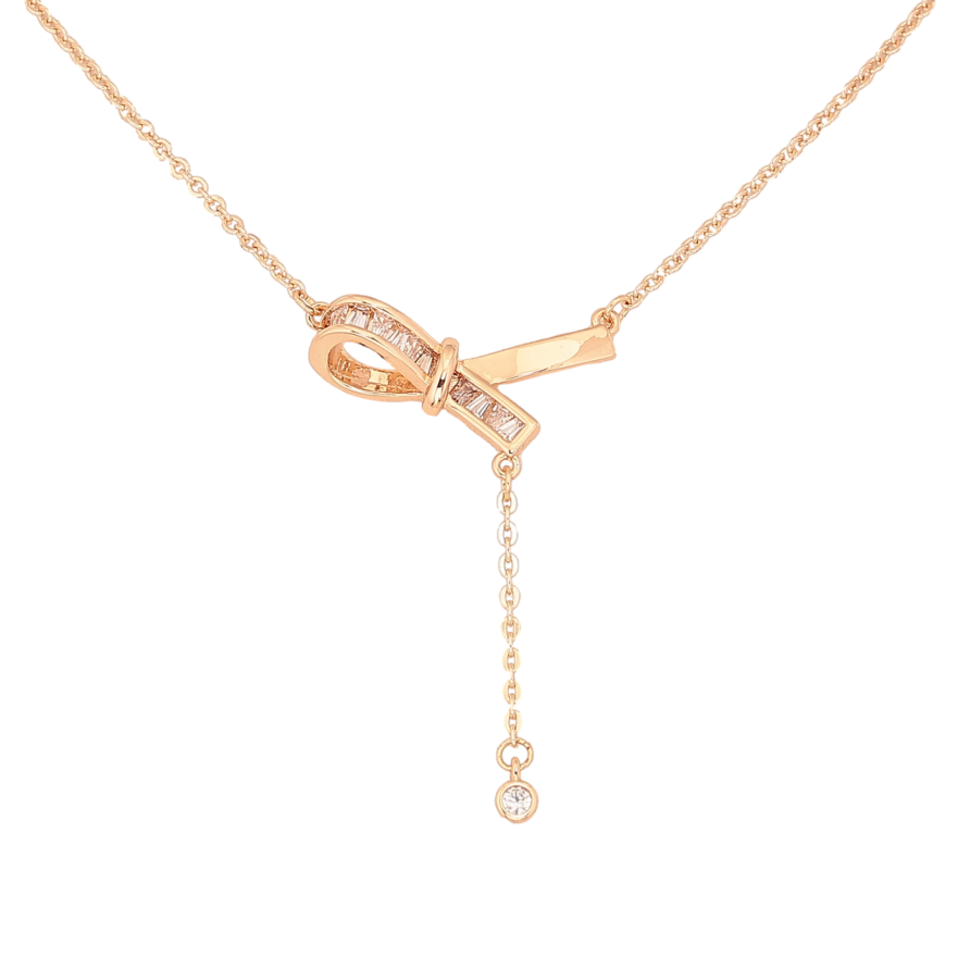 Кулон на ланцюжку Xuping Колір Позолота 18K Петелька з кристалами довжина 48,53см х 1.5мм фото №1