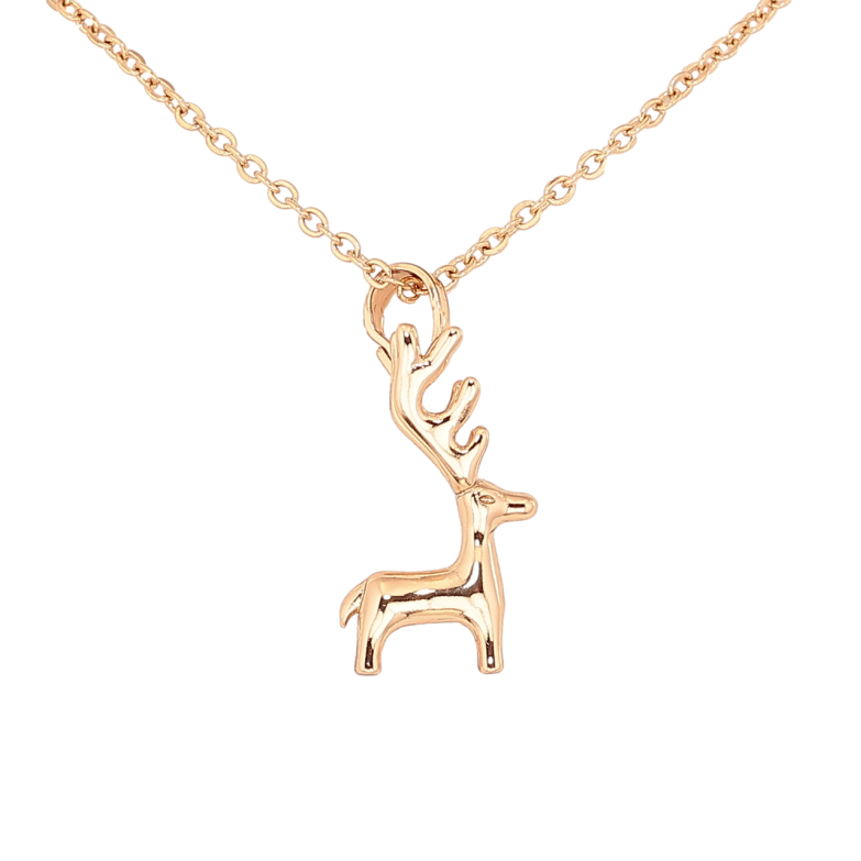 Кулон на ланцюжку Xuping Колір Позолота 18K Олень довжина 40-45см х 2мм фото №1