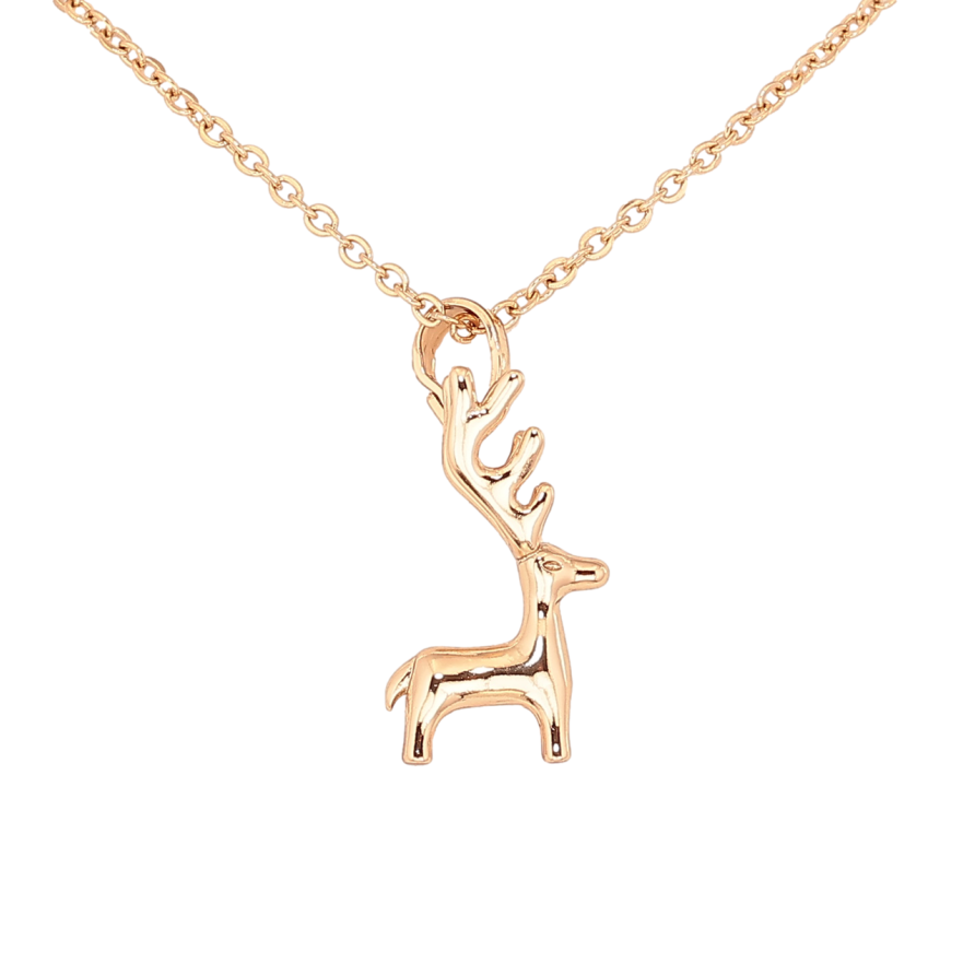 Кулон на ланцюжку Xuping Колір Позолота 18K Олень довжина 40-45см х 2мм фото №1