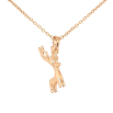 Кулон на ланцюжку Xuping Колір Позолота 18K Олень довжина 40-45см х 2мм фото №2