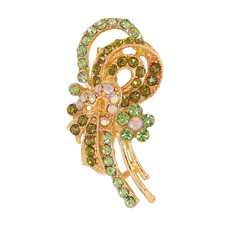 Брошь Композиция с зелеными стразами фото №20 Брошь Композиция с зелеными стразами фото №20