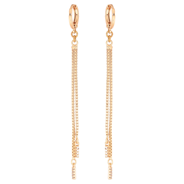 Сережки Xuping M&L Колір 18K підвіски на колечках Підвіски з ланцюжками фото №23