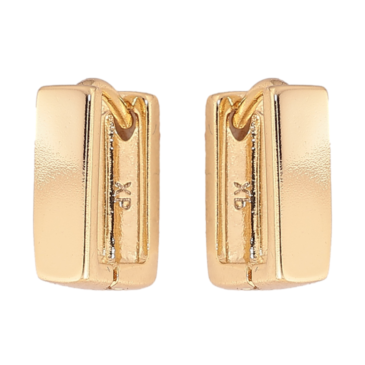 Сережки Xuping колір Позолота 14K колечка Прямокутні фото №21 Сережки Xuping колір Позолота 14K колечка Прямокутні фото №21
