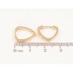 Серьги Xuping цвет Позолота 14K колечки Декоративные фото №2 Серьги Xuping цвет Позолота 14K колечки Декоративные фото №2