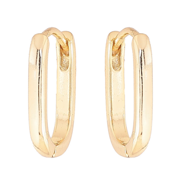 Серьги Xuping цвет Позолота 14K колечки Овалы 15мм фото №2 Серьги Xuping цвет Позолота 14K колечки Овалы 15мм фото №2