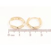Сережки Xuping колір Позолота 14K колечка Декоративний візерунок фото №2