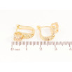 Серьги Xuping цвет Позолота 14K английский замок Узор с кристаллами фото №2