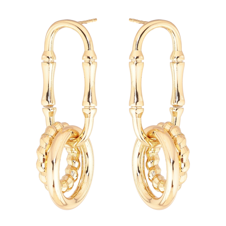 Сережки Xuping колір Позолота 14K пусети Декоративні підвіски фото №1