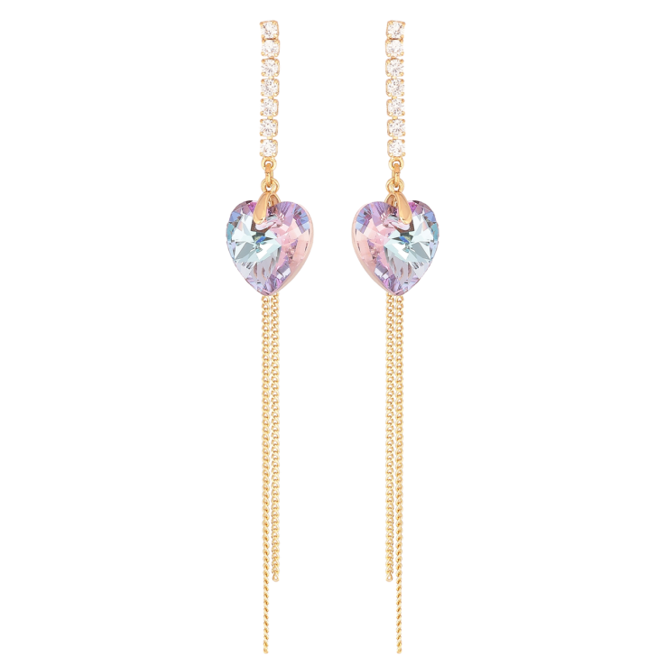 Сережки Xuping колір Позолота 18K з кристалами Swarovski пусети Кристальні підвіски Paradise Shine фото №21 Сережки Xuping колір Позолота 18K з кристалами Swarovski пусети Кристальні підвіски Paradise Shine фото №21