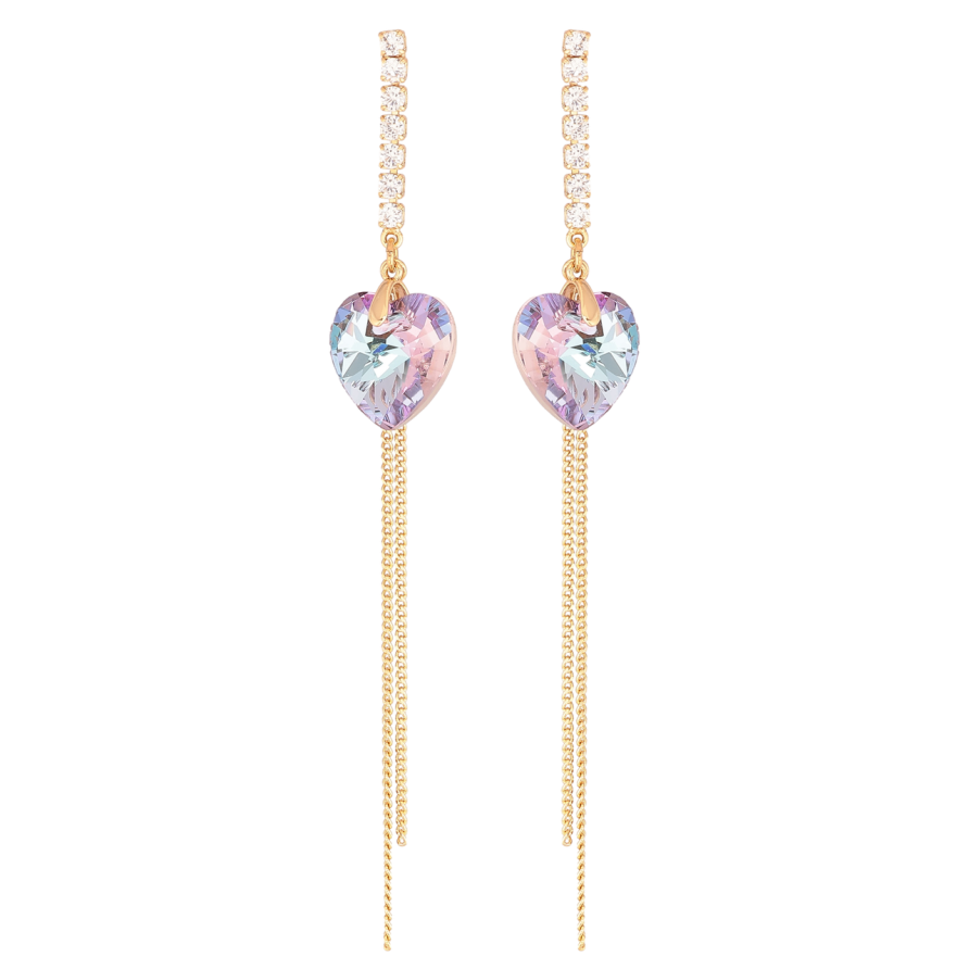 Серьги Xuping цвет Позолота 14K с кристаллами Swarovski пусеты Кристальные подвески Paradise Shine фото №1 Серьги Xuping цвет Позолота 14K с кристаллами Swarovski пусеты Кристальные подвески Paradise Shine фото №1