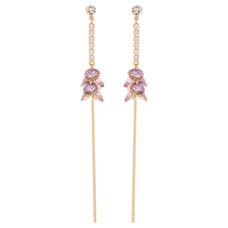 Сережки Xuping колір Позолота 18K з кристалами Swarovski пусети Кристальні підвіски Paradise Shine фото №22 Сережки Xuping колір Позолота 18K з кристалами Swarovski пусети Кристальні підвіски Paradise Shine фото №22