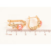 Серьги Xuping цвет Позолота 14K с кристаллами Swarovski английский замок Цветочный узор с оранжевым кристаллом фото №2 Серьги Xuping цвет Позолота 14K с кристаллами Swarovski английский замок Цветочный узор с оранжевым кристаллом фото №2