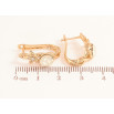 Серьги Xuping цвет Позолота 14K с кристаллами Swarovski английский замок Цветочный узор с кристаллом White Opal фото №2 Серьги Xuping цвет Позолота 14K с кристаллами Swarovski английский замок Цветочный узор с кристаллом White Opal фото №2