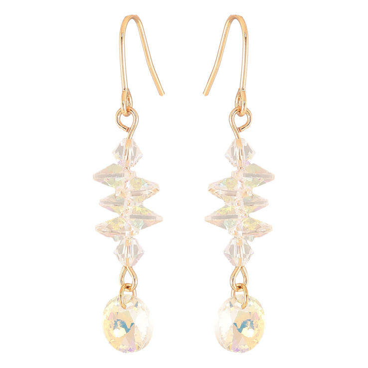 Сережки Xuping колір Позолота 18K з кристалами Swarovski французький замок Підвіски з кристалами Shimmer фото №16 Сережки Xuping колір Позолота 18K з кристалами Swarovski французький замок Підвіски з кристалами Shimmer фото №16