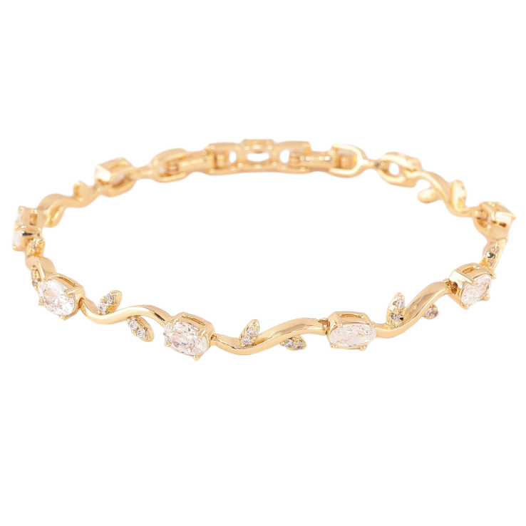 Браслет Xuping Колір Позолота 14K Візерунок з кристалами розмір з доп. замком 17.18.5см х 5мм фото №18 Браслет Xuping Колір Позолота 14K Візерунок з кристалами розмір з доп. замком 17.18.5см х 5мм фото №18