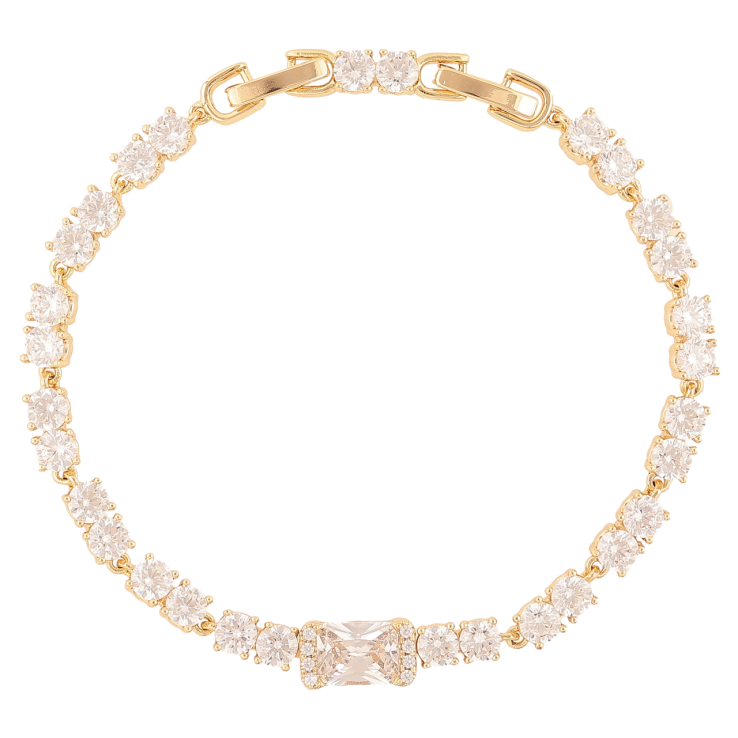 Браслет Xuping Колір Позолота 14K Доріжка кристалів розмір з доп. замком 17,19см х 4-6мм фото №13 Браслет Xuping Колір Позолота 14K Доріжка кристалів розмір з доп. замком 17,19см х 4-6мм фото №13