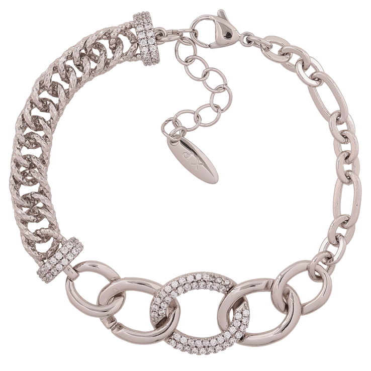 Браслет Xuping Цвет Родий Декоративная цепочка с кристаллами длина с дополнительной цепочкой 17,5,21 см х 5-15 мм фото №16 Браслет Xuping Цвет Родий Декоративная цепочка с кристаллами длина с дополнительной цепочкой 17,5,21 см х 5-15 мм фото №16