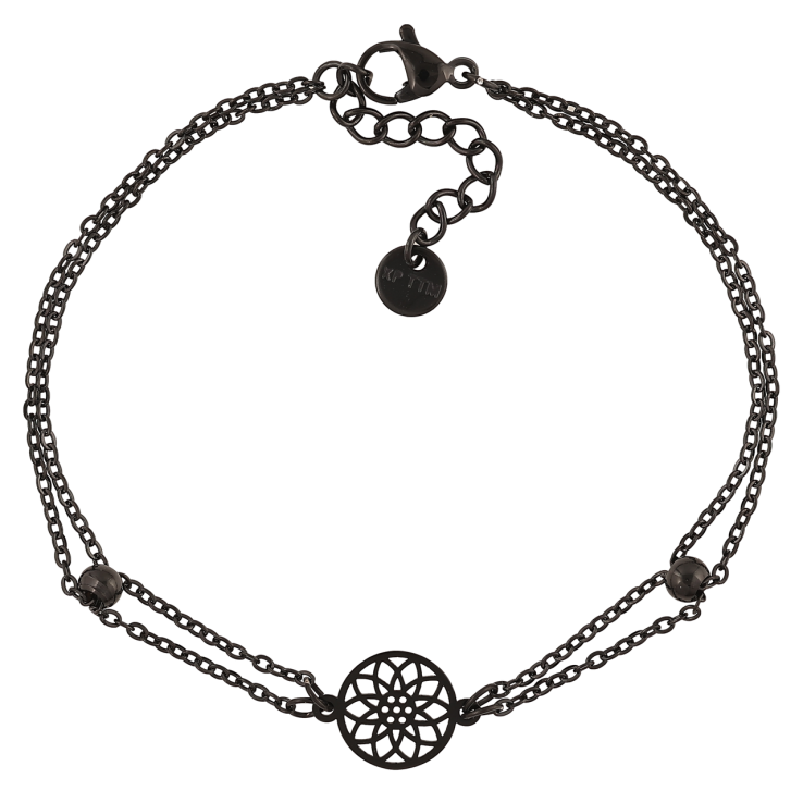 Браслет Xuping цвет Вlack Двойная цепочка с вставками размер с доп. цеп. 18-21см х 3-10мм фото №21 Браслет Xuping цвет Вlack Двойная цепочка с вставками размер с доп. цеп. 18-21см х 3-10мм фото №21