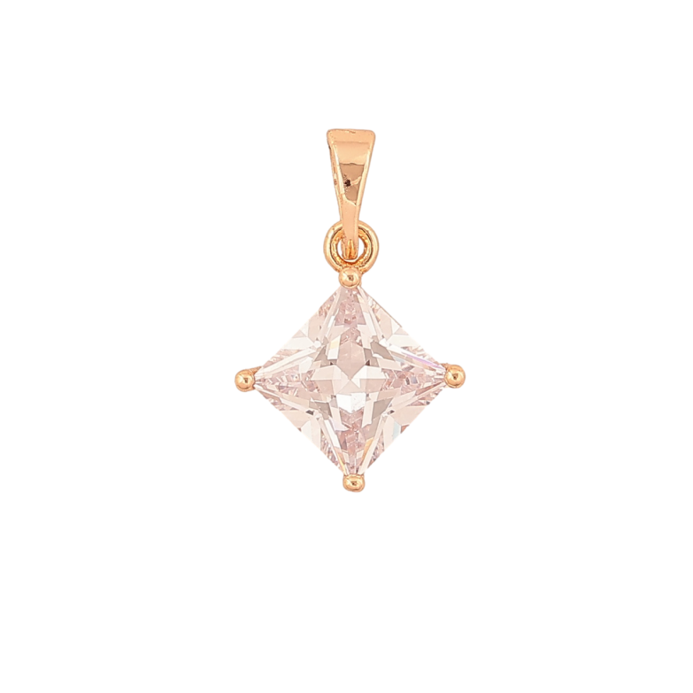 Кулон Xuping M&L Цвет 18К Кристалл, 8х8мм для цепочки до 5мм фото №1