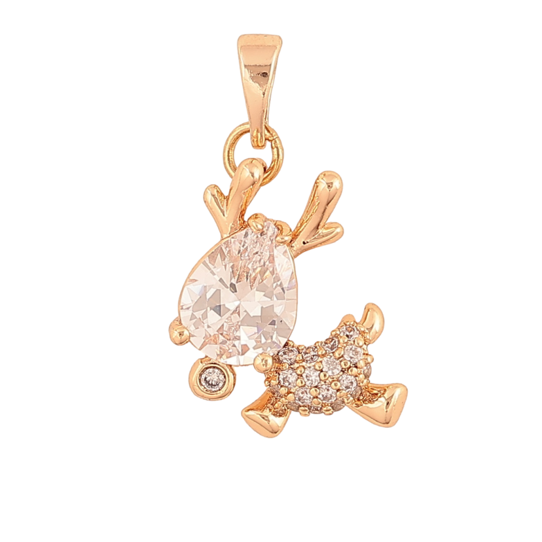 Кулон Xuping M&L Цвет 18К Олень Рудольф с кристаллами для цепочки до 5мм фото №1 Кулон Xuping M&L Цвет 18К Олень Рудольф с кристаллами для цепочки до 5мм фото №1