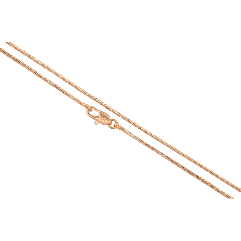 Ланцюжок Xuping M&L Колір 18К Плетіння Ювелірний шнур 4-х гранний довжина 45см х 1мм фото №1