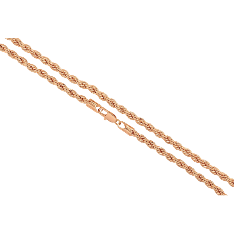 Ланцюжок Xuping M&L Колір 18К Плетіння Мотузка довжина 50см х 4мм фото №1