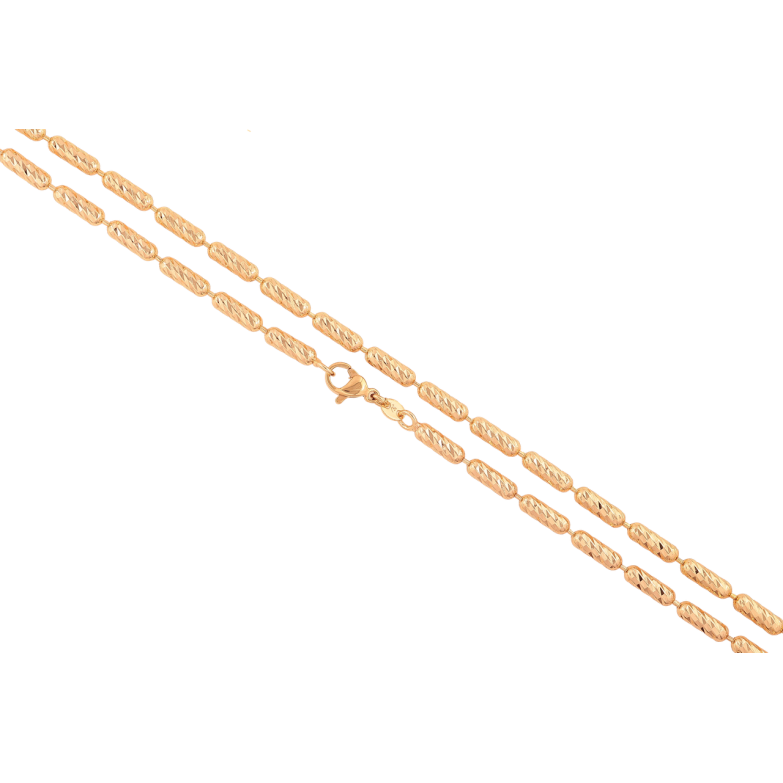 Цепочка Xuping M&L Цвет 18К Плетение Перлина декоративная длина 45см х 3мм фото №1