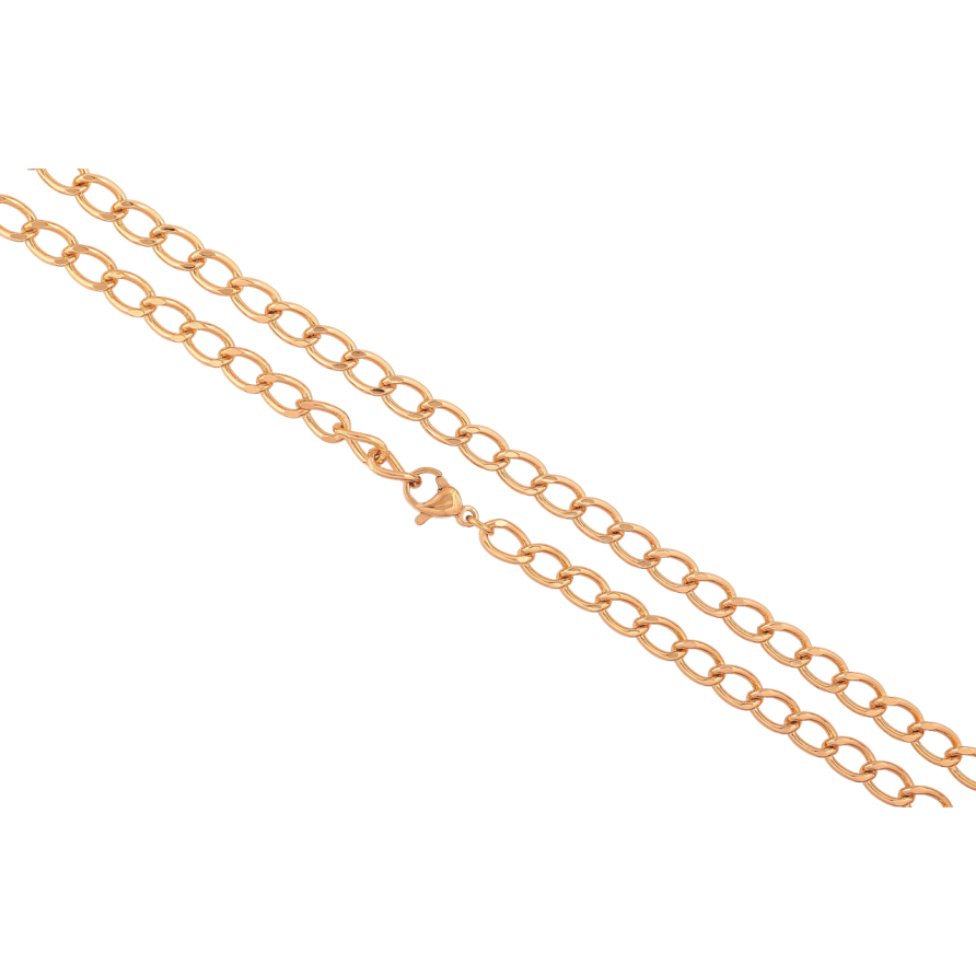 Цепочка Xuping цвет Позолота 18K Плетение Панцирное длина 49см х 5мм фото №1