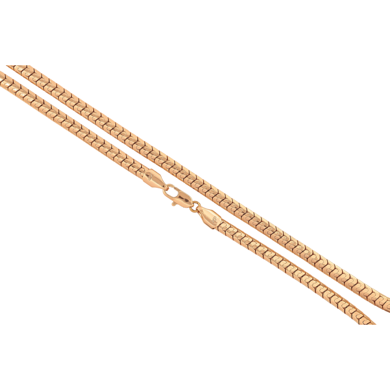 Цепочка Xuping цвет Позолота 18K Плетение Фантазийное длина 50см х 5мм фото №1