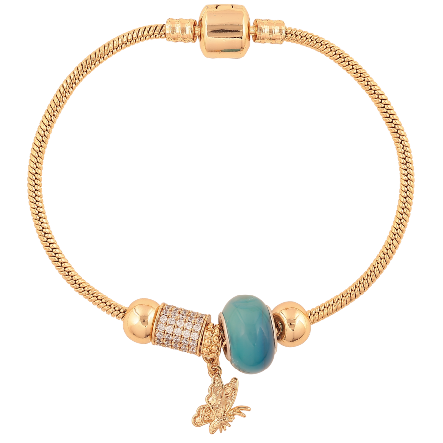 Браслет Xuping Цвет Позолота 18K В стиле Pandora Ювелирный шнур с бусинами длина 20см х 3мм фото №1 Браслет Xuping Цвет Позолота 18K В стиле Pandora Ювелирный шнур с бусинами длина 20см х 3мм фото №1