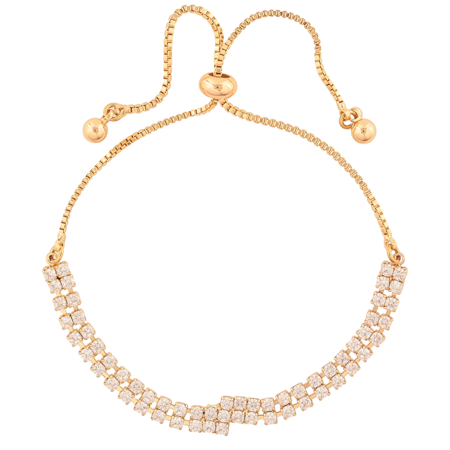 Браслет Xuping Позолота 18K Браслет Xuping Цвет Позолота 18K Инкрустация кристаллами на бегунке 10-23см х 1-7мм фото №1 Браслет Xuping Позолота 18K Браслет Xuping Цвет Позолота 18K Инкрустация кристаллами на бегунке 10-23см х 1-7мм фото №1